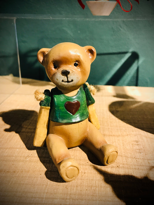 Resin Jointed Teddy Ornament