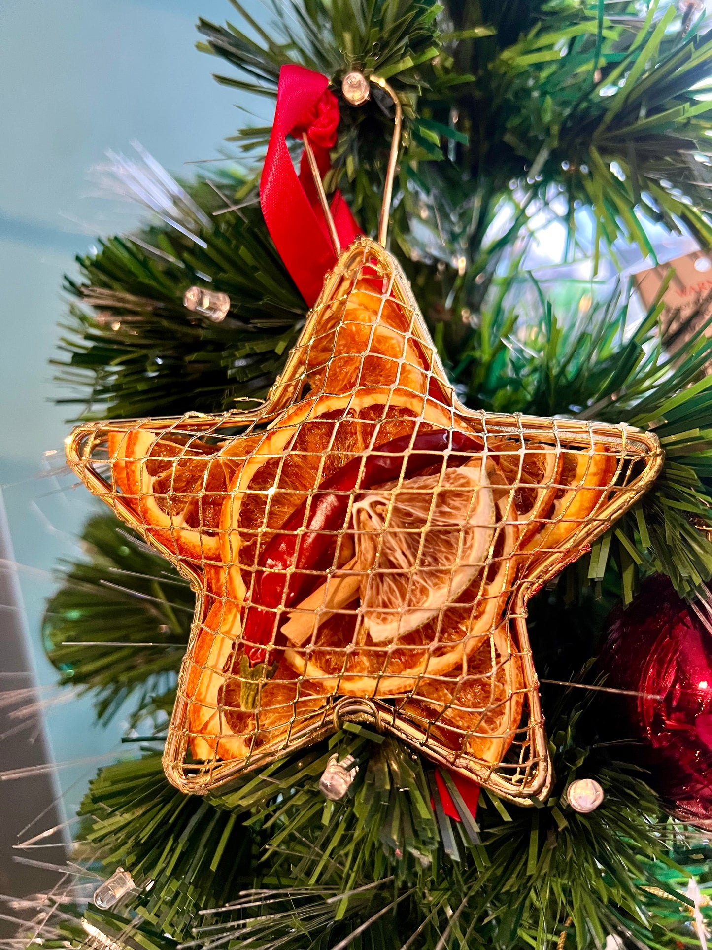 Dried fruit Christmas star