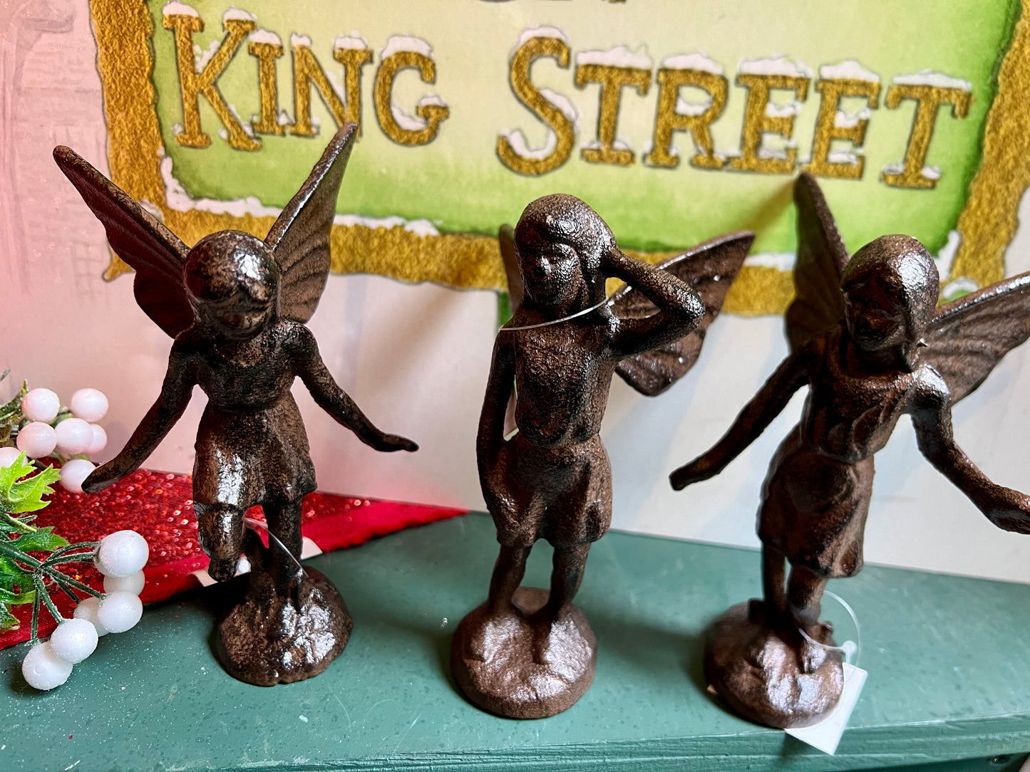 Standing Iron Fairy Ornament mixed