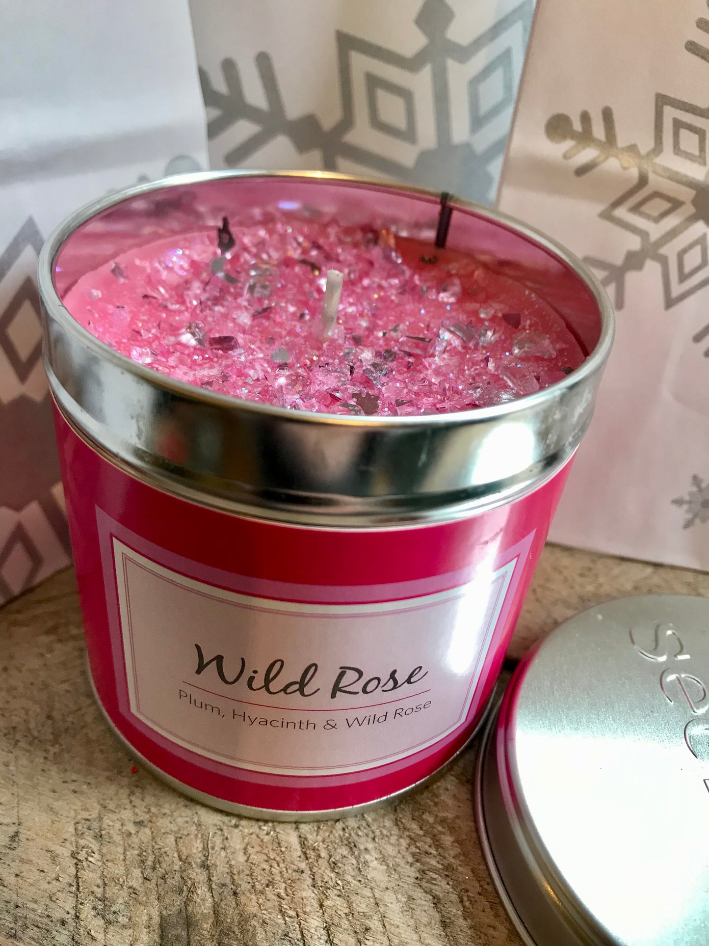 Wild Rose candle