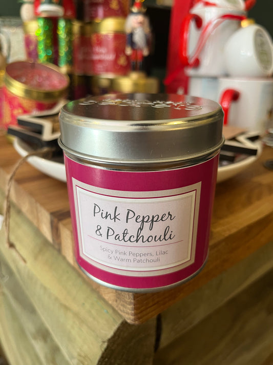 Pink Pepper and Patchouli candle