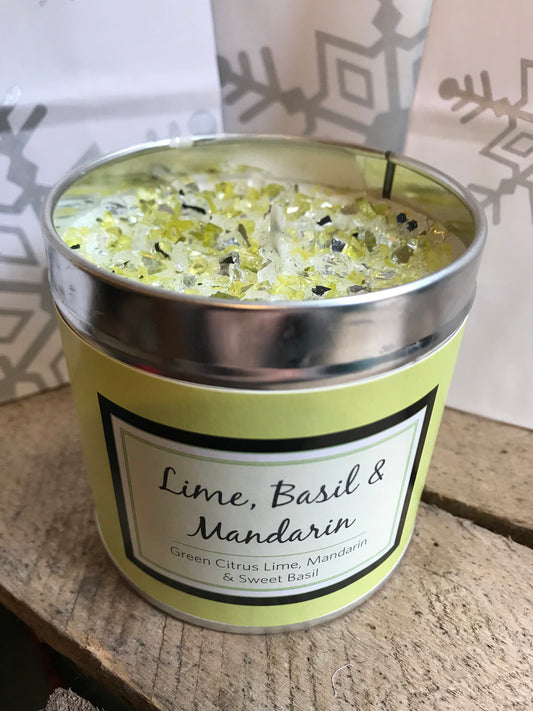 Lime Basil and Mandarin candle