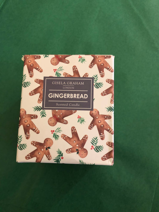 Gingerbread Boxed Candle Large