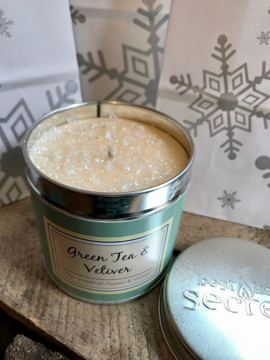 Green Tea and Vetiver candle