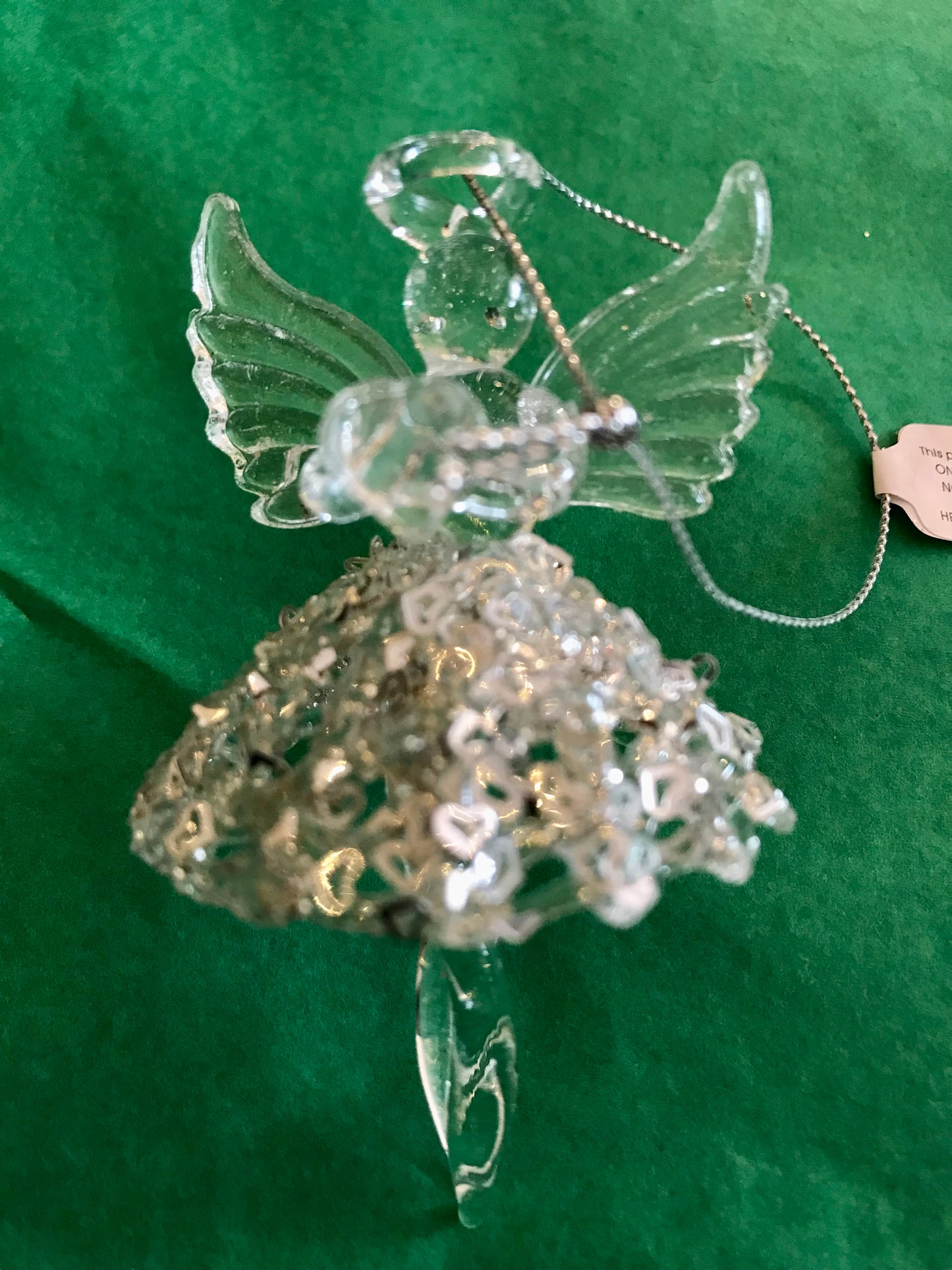 Glass Angel with Skirt